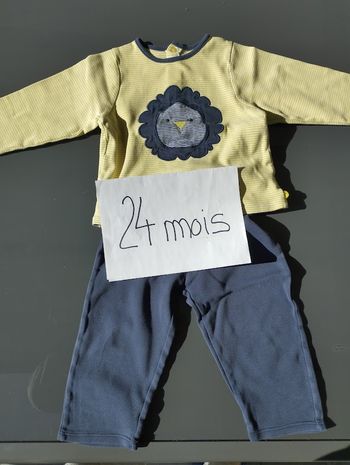 Lot N°561 Pyjama deux pièces bébé fille 24 mois In Extenso