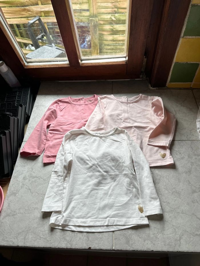 Lot de 3 t-shirt manches longues