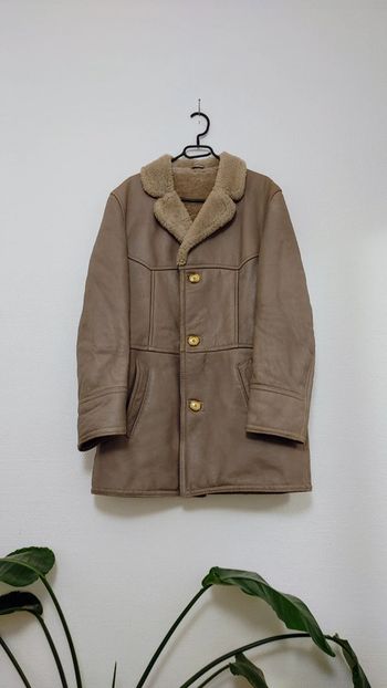 Manteau pour homme mouton retourné sheepskin Shearling