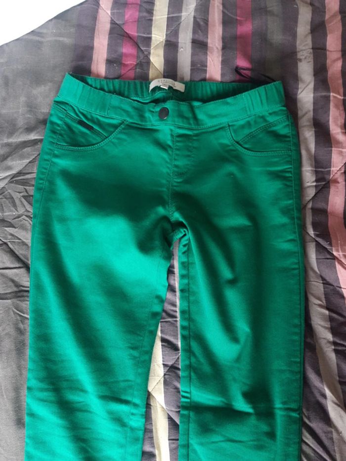 Pantalon slim vert - photo numéro 2