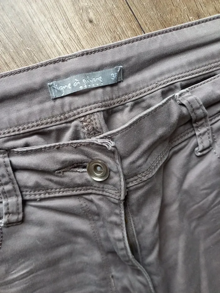 Panta-court taupe T40 - photo numéro 6