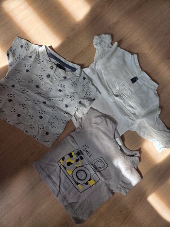 Lot 3 tee shirts et chemise