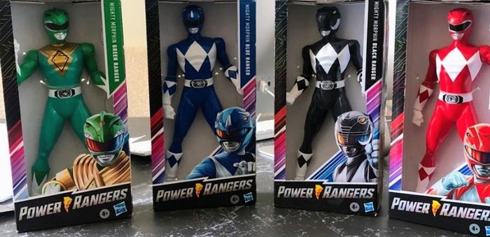 Lot 4 figurines power rangers