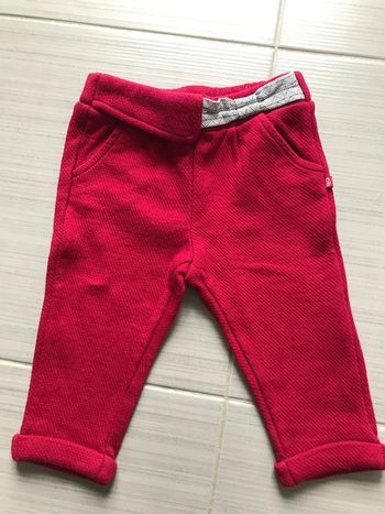 Pantalon rouge obaibi bébé fille