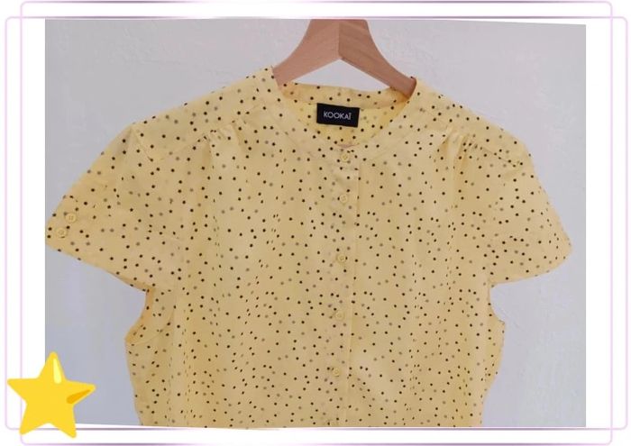 Blouse jaune Kookaï 42 L - photo numéro 2
