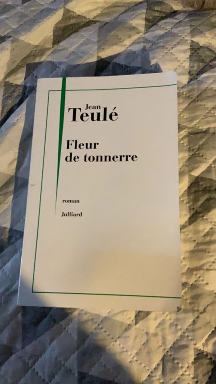 #fleur de tonnerre Jean Teulé
