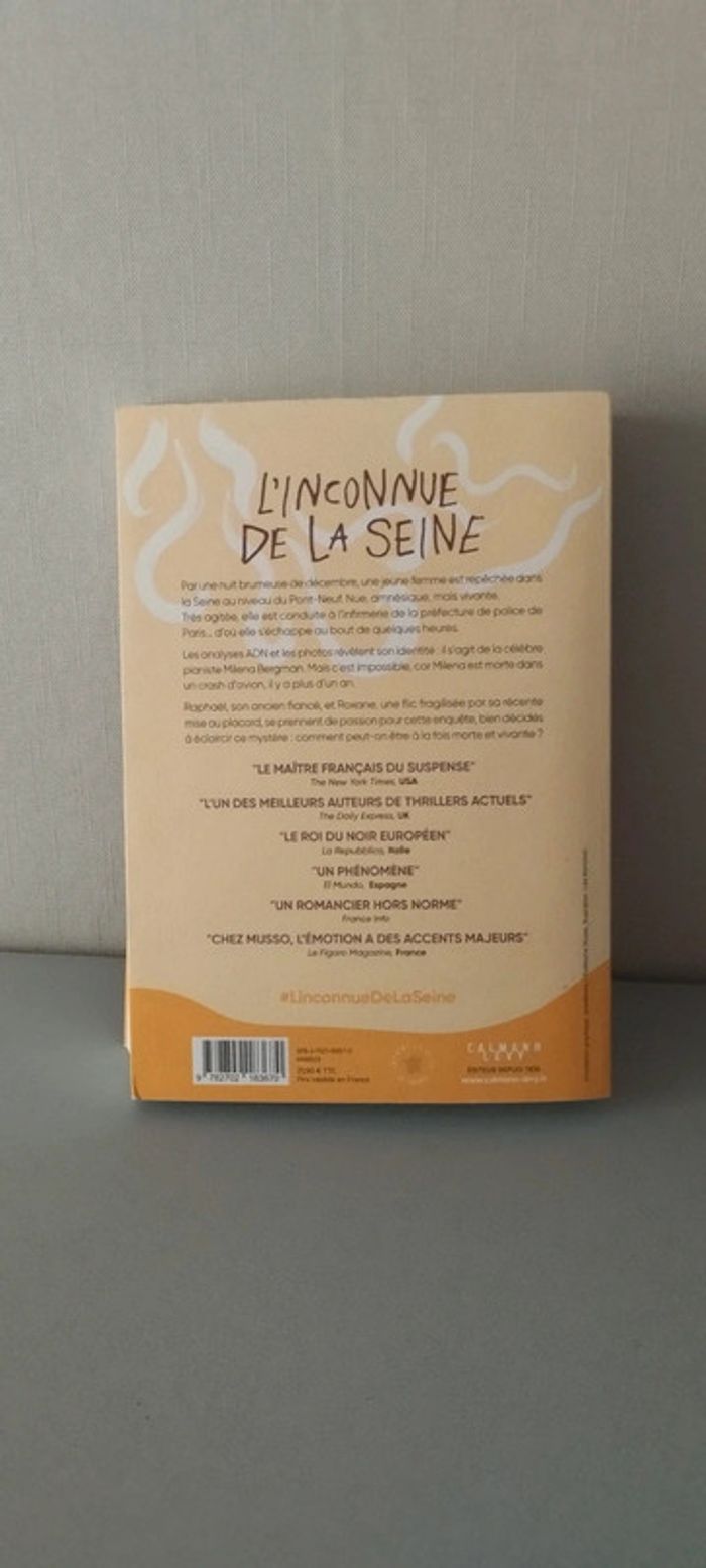 L'inconnue de la Seine Guillaume Musso - photo numéro 2