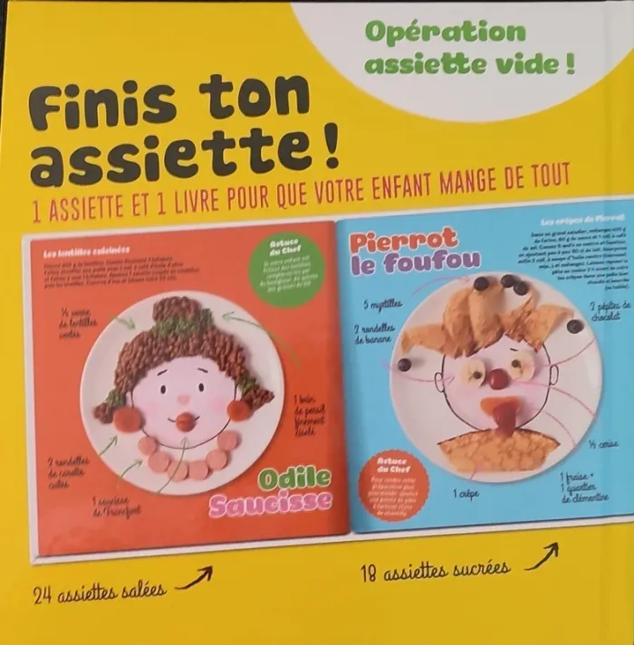 Finis ton assiette ! Livre de cuisine ludique pour enfants - photo numéro 2