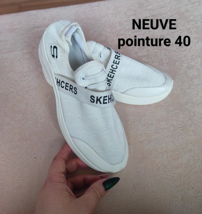Basket blanche mixte pointure 40