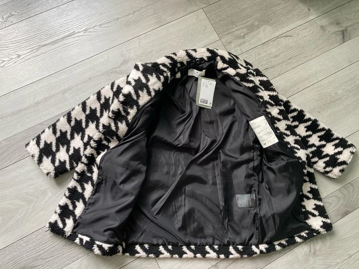 Manteau fille pied de poule - photo numéro 5