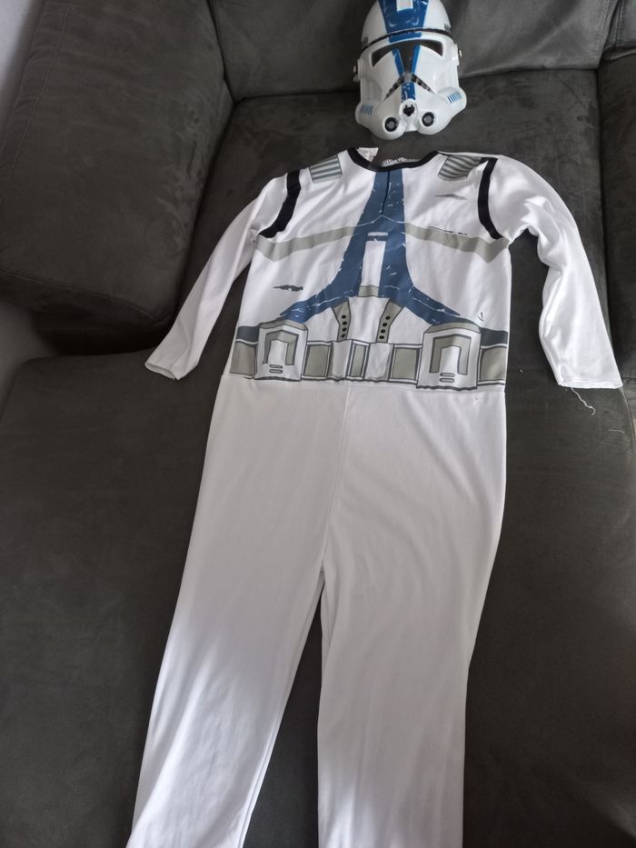 Deguisement Star wars taille unique blanc environ 8.ans - photo numéro 3