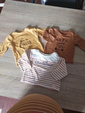Lot de 3 tee shirt 3 mois