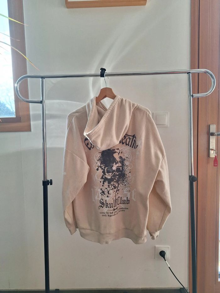 Veste oversize beige "Skull Club 1450" Femme S Jennyfer - photo numéro 2