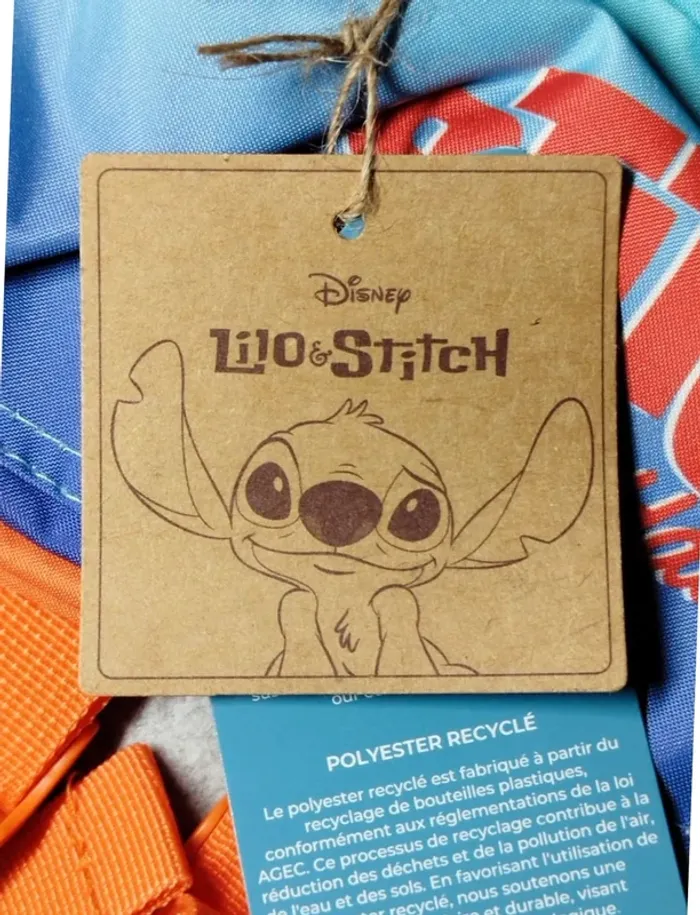 Sac à dos Stitch Enfant Officiel Disney Plusieurs Poches Idéal sport, école, activité Neuf - photo numéro 5