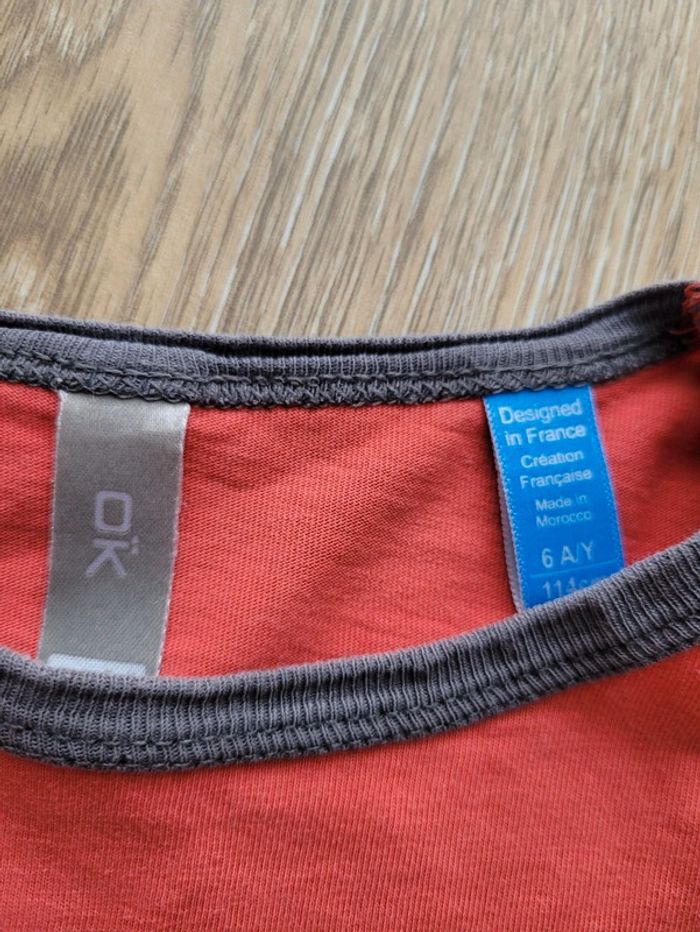 T-shirt Okaïdi 6 ans - photo numéro 2