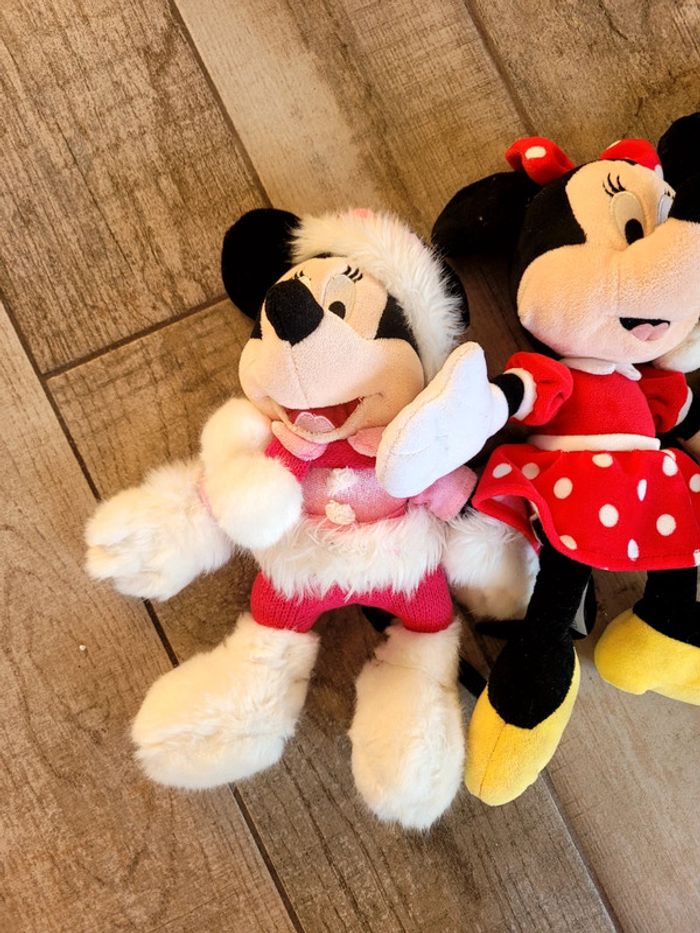 Lot de 3 peluches disney minnie - photo numéro 4