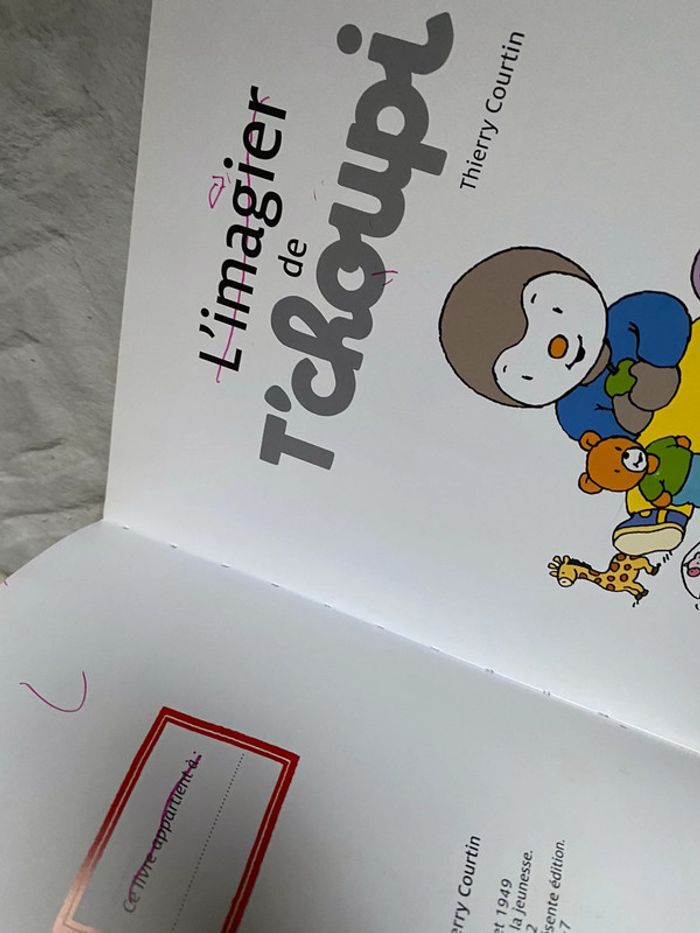 Imagier t’choupi - photo numéro 2