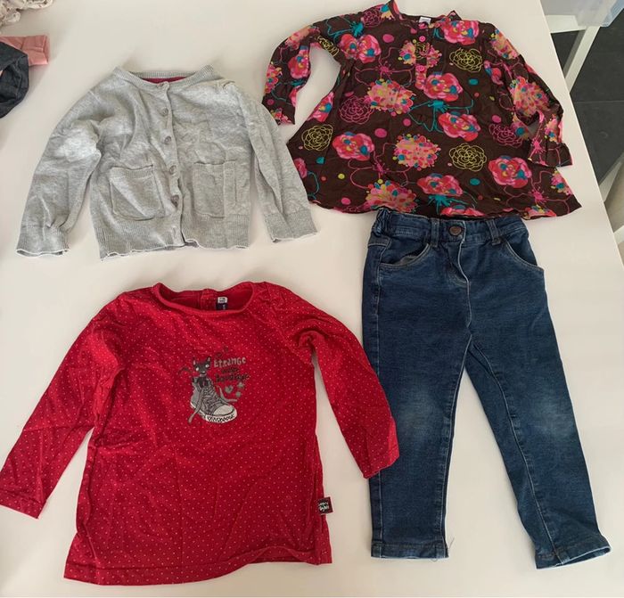 Lot 4 pièces mi-saison 24 mois