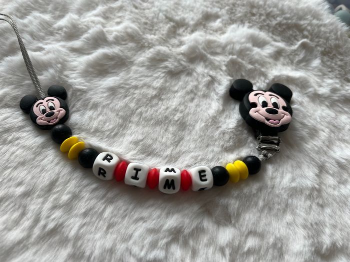 Attache tétine personnalisé Mickey