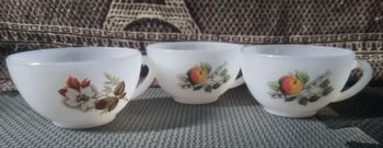 Lot tasses à café Arcopal vintage