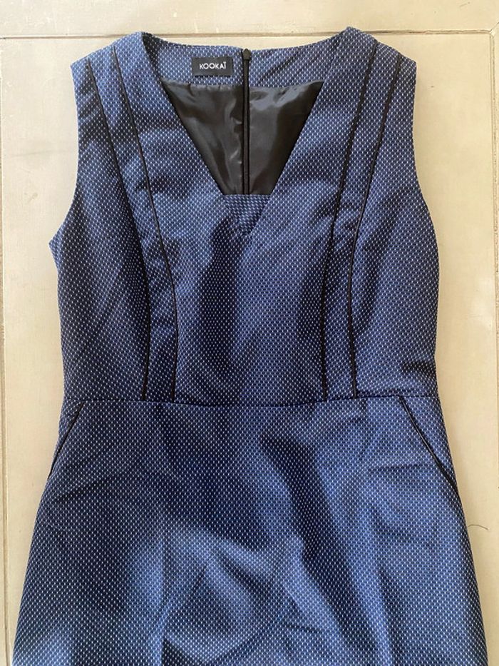 Robe Kookai bleu marine et noire taille 42 - photo numéro 7