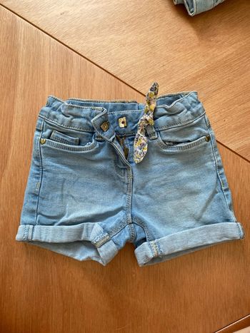 Short en jean bleu clair TAO