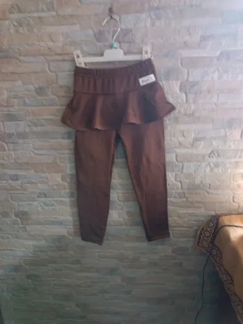 Legging jupette marron Story-2 5A