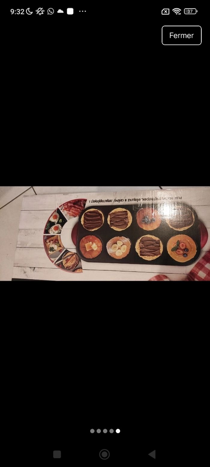 Crepiere Party 8 Personnes - 1500w - Revetement Anti-adhésif - photo numéro 5