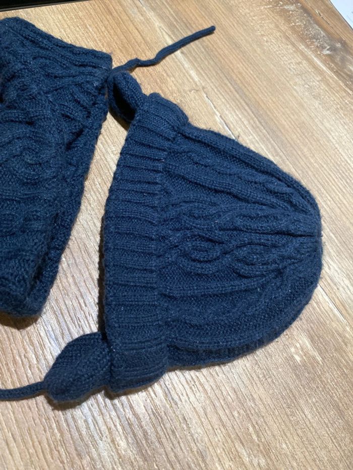 Ensemble bonnet bébé - photo numéro 2