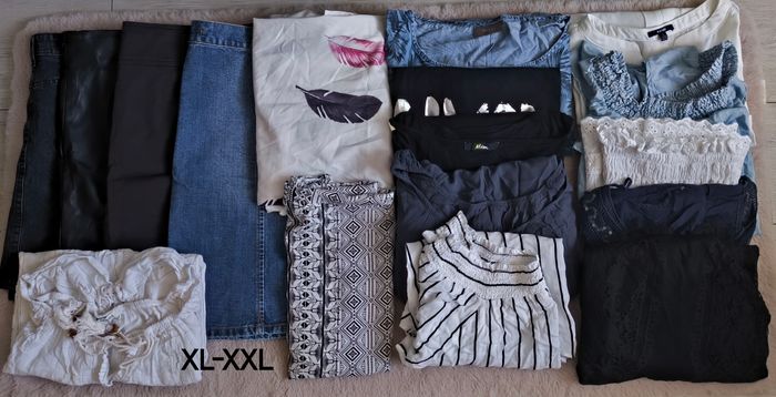 Lot vêtements femme – Taille XL / XXL – Mi-saison