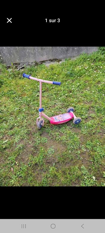 Trotinette princesse Sofia 3 roues