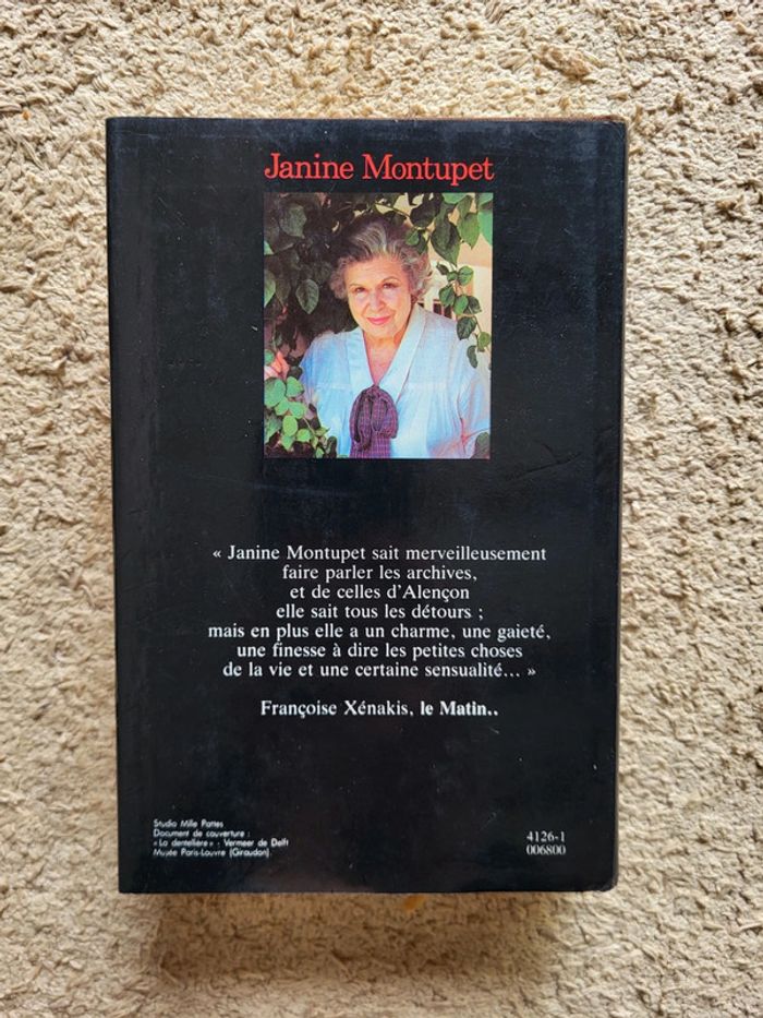 Livre relié "La dentellière d'Alençon", un roman historique de Janine Montupet - photo numéro 2