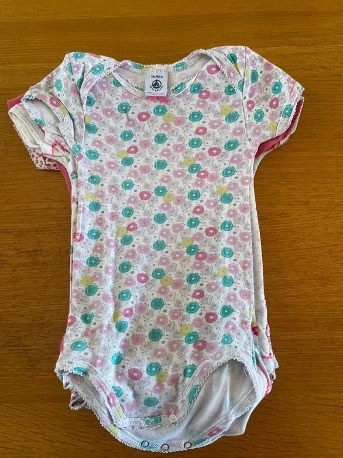 6 body manches courtes 18 mois petit bateau fille - photo numéro 7