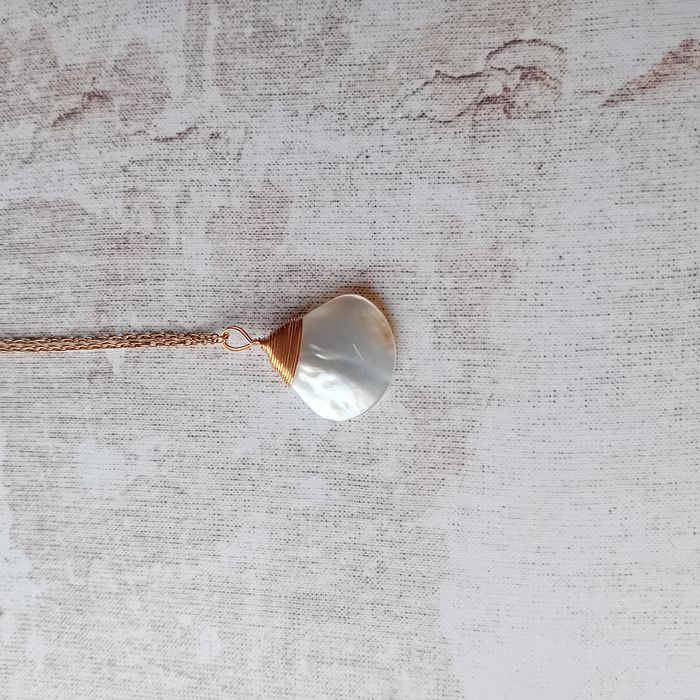 collier doré nacré - photo numéro 5