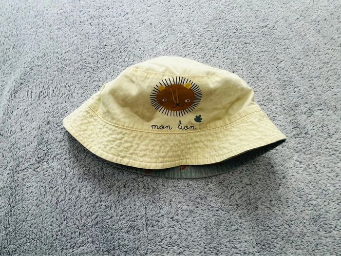Chapeau/bob réversible garçon 44/47cm
