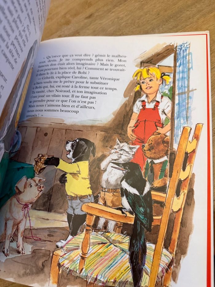 Édition limitée rouge bd vintage livre Caroline et l’apprenti sorcier magicien Pierre Probst - photo numéro 5