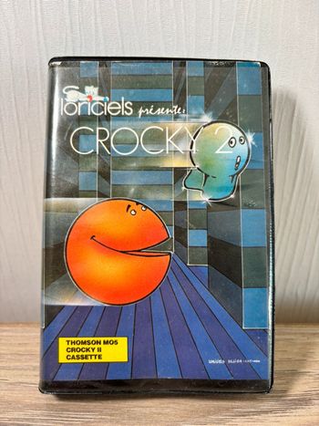 Jeux video vintage rétro ancien ordinateur Thomson crocky 2
