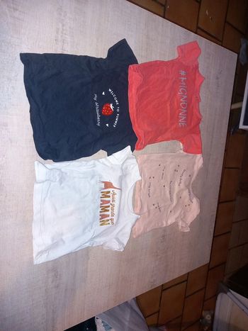 Lot tee-shirt 🌸 6 mois 🌸