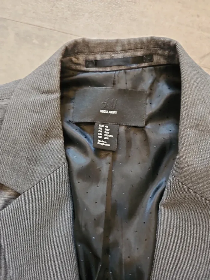 Veste costume gris - photo numéro 3