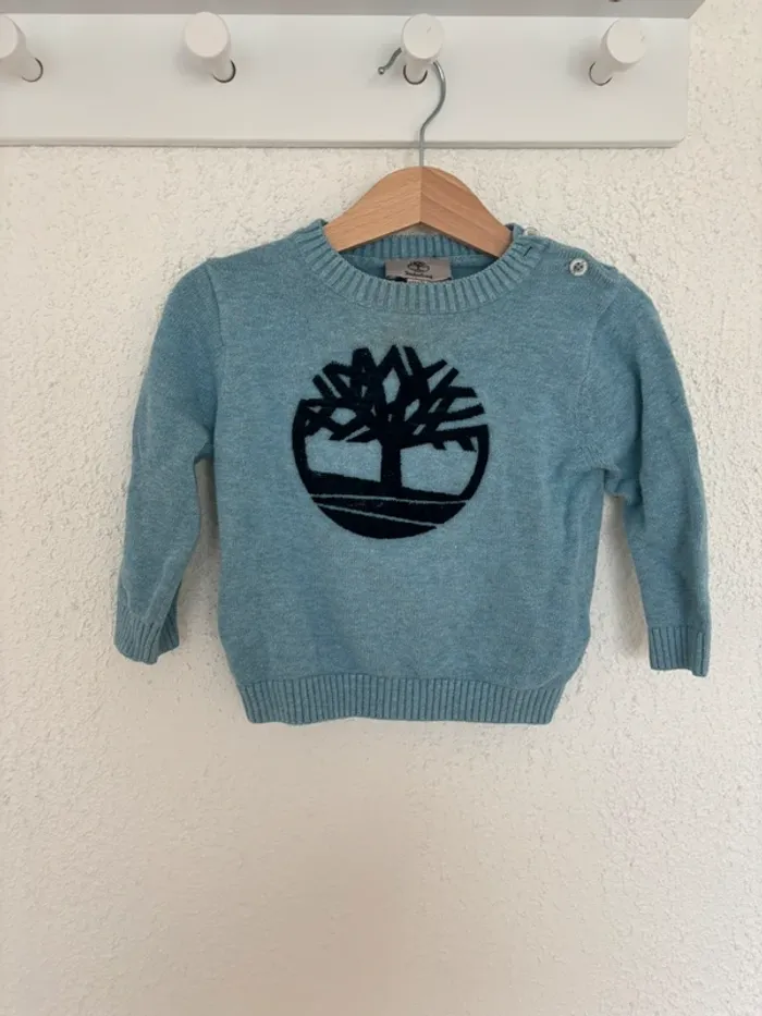 Pull bleu enfant bébé Timberland 18 mois 81 cm