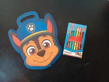 Carnet de coloriage et feutres Pat Patrouille