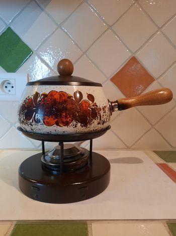 Service à fondue vintage