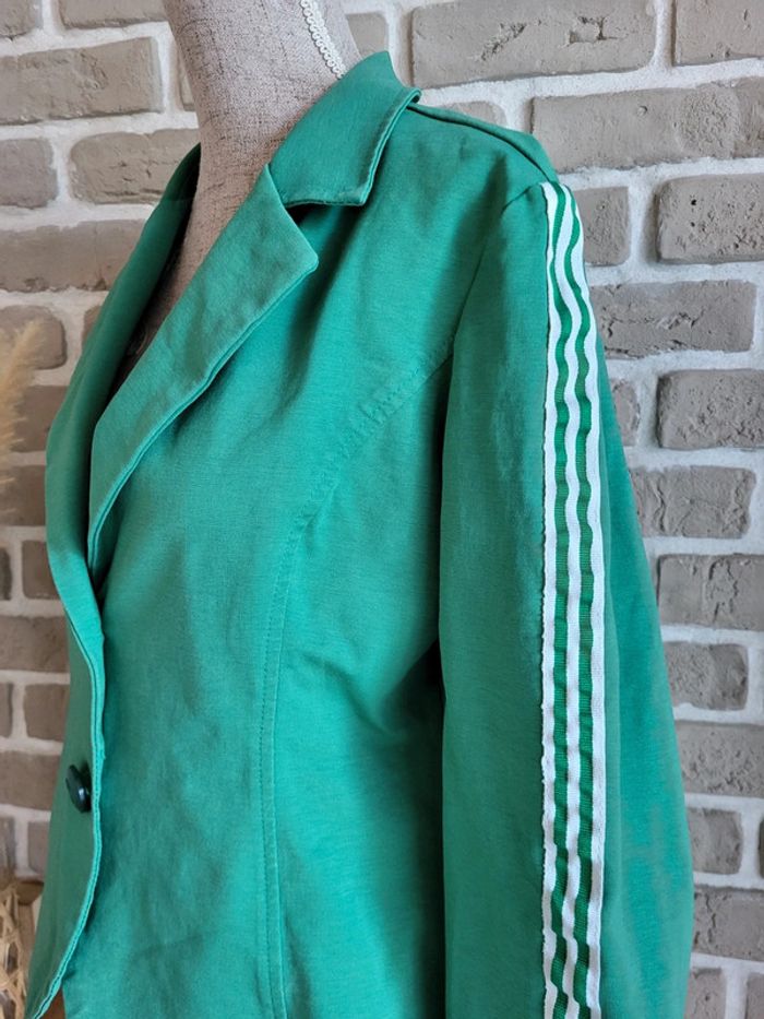 Veste blazer vert G. Ricceri - streetwear chic - photo numéro 9