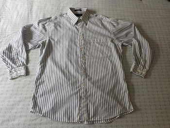 Chemise à rayures manches longues