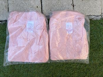 Lot de 2 débardeur SAWACO 100% coton - rose pale - neuf dans l’emballage - taille 52