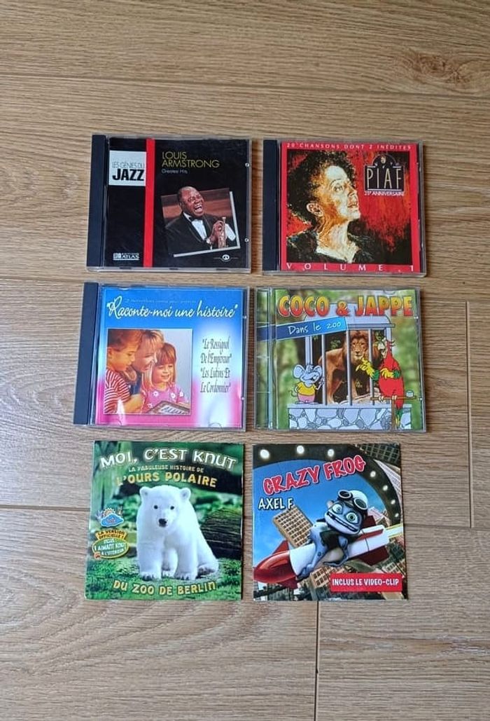 CD enfants et adultes. 0,50€ le CD - photo numéro 1