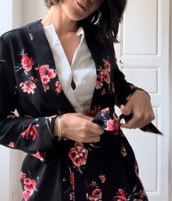 Veste fleurie H&M - 36 - neuf