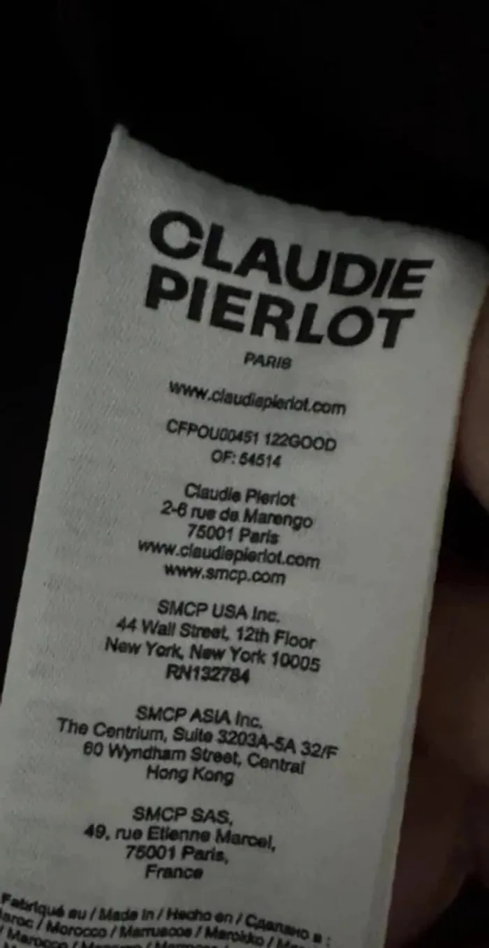 Manteau bordeaux Claudie Pierlot – Neuf avec étiquette – Taille XL - photo numéro 11