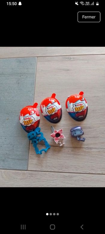 Figurines kinder strangers thing