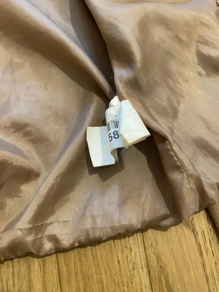 Blouson en daim beige Kaos taille 40 - photo numéro 6